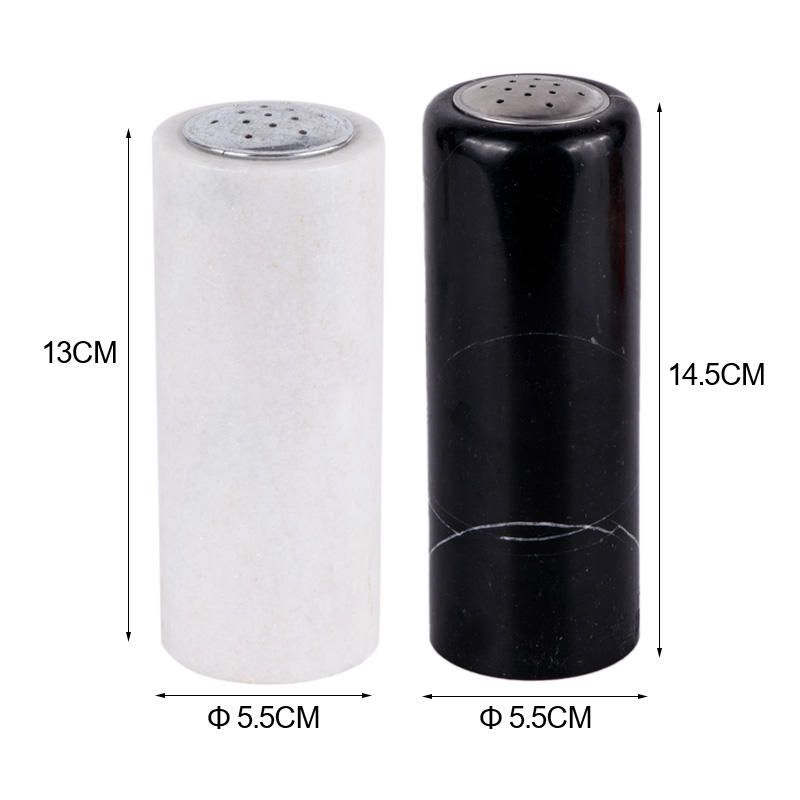 Kitchen Marble Salt And Pepper Set Kitchen Marble Salt And Pepper Set