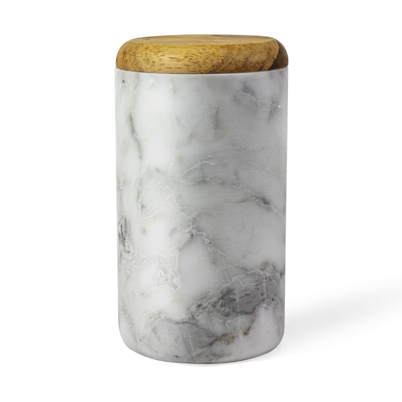 White Marble Food Container