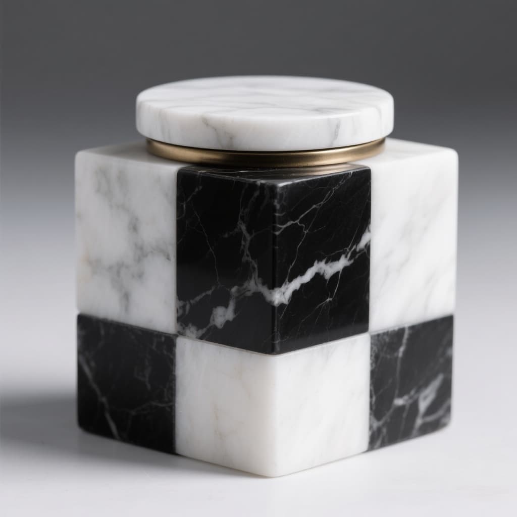 Small Marble Spice Jar Small Marble Spice Jar