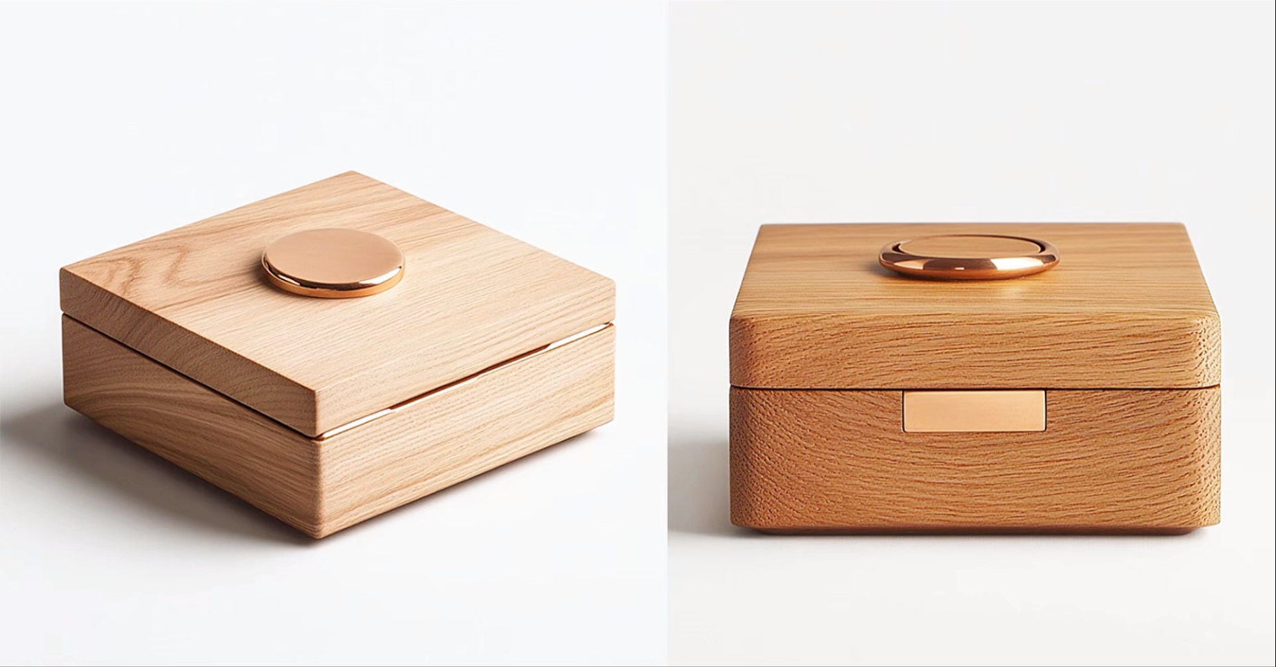 Boîte de rangement en bois