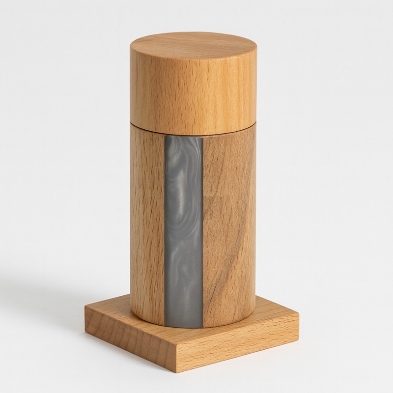 Pot à épices combinant bois et résine : Principe de fonctionnement et savoir-faire (Partie 1 : Articles de maison combinant bois et résine : Pourquoi est-ce une tendance pour les acheteurs du monde entier ?)